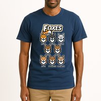 Foxes Of The World Fox Types Tall T-Shirt