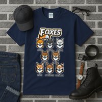 Foxes Of The World Fox Types Tall T-Shirt
