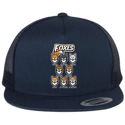 Foxes Of The World Fox Types Flatbill Hat