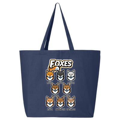 Foxes Of The World Fox Types 25L Jumbo Tote