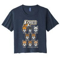 Foxes Of The World Fox Types Crop Top