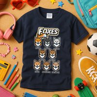 Foxes Of The World Fox Types Kids T-Shirt