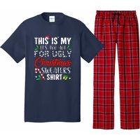 Funny Xmas This Is My Its Too Hot For Ugly Christmas Sweaters Gift Pajama Set