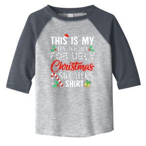 Funny Xmas This Is My Its Too Hot For Ugly Christmas Sweaters Gift Toddler Fine Jersey T-Shirt