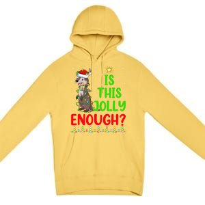 Funny Xmas Tree Is This Jolly Enough Sea Otter Christmas Cool Gift Premium Pullover Hoodie