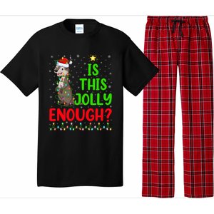 Funny Xmas Tree Is This Jolly Enough Sea Otter Christmas Cool Gift Pajama Set