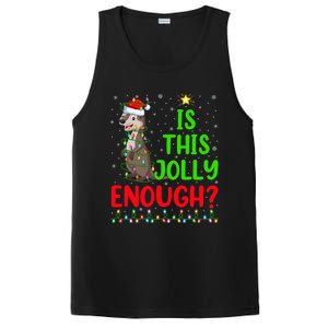 Funny Xmas Tree Is This Jolly Enough Sea Otter Christmas Cool Gift PosiCharge Competitor Tank