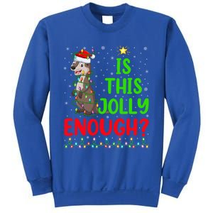 Funny Xmas Tree Is This Jolly Enough Sea Otter Christmas Cool Gift Sweatshirt