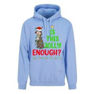 Funny Xmas Tree Is This Jolly Enough Sea Otter Christmas Cool Gift Unisex Surf Hoodie