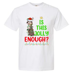 Funny Xmas Tree Is This Jolly Enough Sea Otter Christmas Cool Gift Garment-Dyed Heavyweight T-Shirt