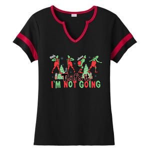 Funny Xmas Thats It Im Not Going Christmas Santa Ladies Halftime Notch Neck Tee