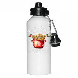 Funny Xmas Tis The Season For Tamales Christmas Mexican Food Aluminum Water Bottle