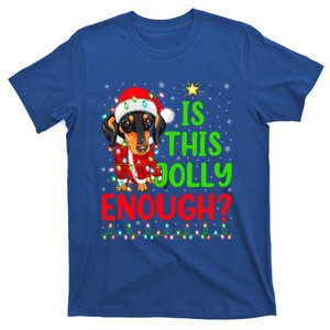 Funny Xmas Tree Is This Jolly Enough Dachshund Christmas Gift T-Shirt