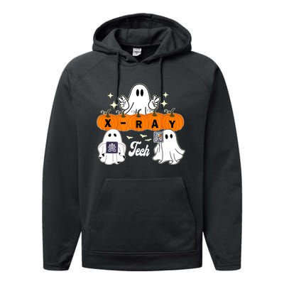 Funny Xray Tech Boo Crew Halloween Radiology Ghost Performance Fleece Hoodie