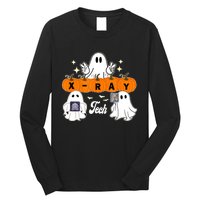 Funny Xray Tech Boo Crew Halloween Radiology Ghost Long Sleeve Shirt