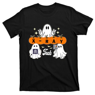 Funny Xray Tech Boo Crew Halloween Radiology Ghost T-Shirt