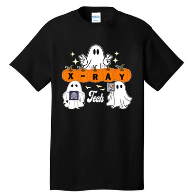 Funny Xray Tech Boo Crew Halloween Radiology Ghost Tall T-Shirt