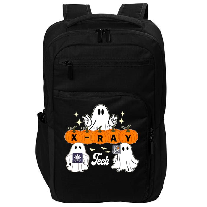 Funny Xray Tech Boo Crew Halloween Radiology Ghost Impact Tech Backpack