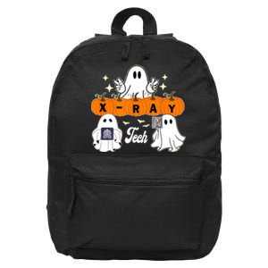 Funny Xray Tech Boo Crew Halloween Radiology Ghost 16 in Basic Backpack