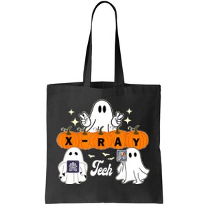 Funny Xray Tech Boo Crew Halloween Radiology Ghost Tote Bag