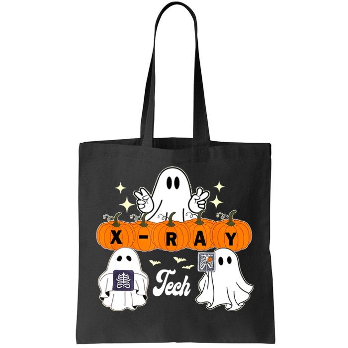 Funny Xray Tech Boo Crew Halloween Radiology Ghost Tote Bag