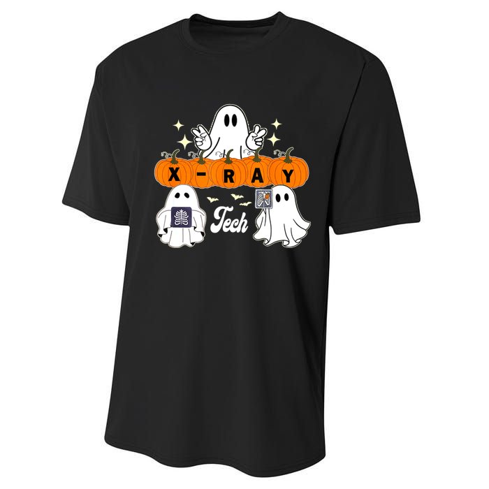 Funny Xray Tech Boo Crew Halloween Radiology Ghost Performance Sprint T-Shirt