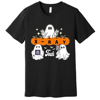 Funny Xray Tech Boo Crew Halloween Radiology Ghost Premium T-Shirt