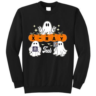 Funny Xray Tech Boo Crew Halloween Radiology Ghost Tall Sweatshirt