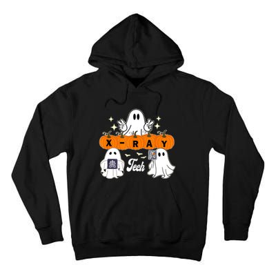 Funny Xray Tech Boo Crew Halloween Radiology Ghost Tall Hoodie