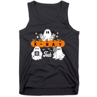 Funny Xray Tech Boo Crew Halloween Radiology Ghost Tank Top