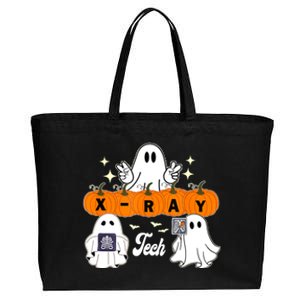 Funny Xray Tech Boo Crew Halloween Radiology Ghost Cotton Canvas Jumbo Tote