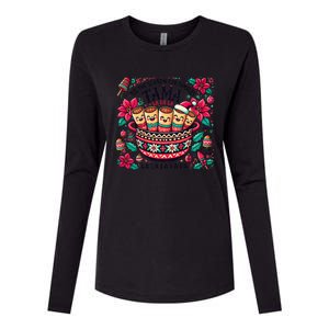 Funny Xmas Tis The Season For Tamales Christmas Mexican Food Gift Womens Cotton Relaxed Long Sleeve T-Shirt