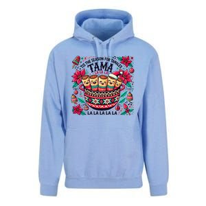 Funny Xmas Tis The Season For Tamales Christmas Mexican Food Gift Unisex Surf Hoodie