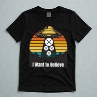 Funny XRP UFO Encounter Retro Sunset Ripple Cryptocurrency Funny Ripple XRP T-Shirt