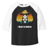 Funny XRP UFO Encounter Retro Sunset Ripple Cryptocurrency Funny Ripple XRP Toddler Fine Jersey T-Shirt