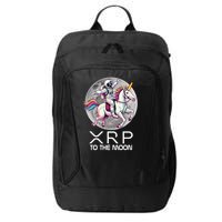 Funny XRP Unicorn Astronaut Crypto Boyfriend Girlfriend Gift City Backpack