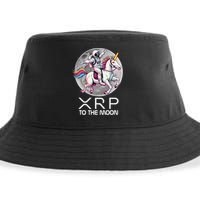 Funny XRP Unicorn Astronaut Crypto Boyfriend Girlfriend Gift Sustainable Bucket Hat