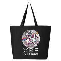 Funny XRP Unicorn Astronaut Crypto Boyfriend Girlfriend Gift 25L Jumbo Tote