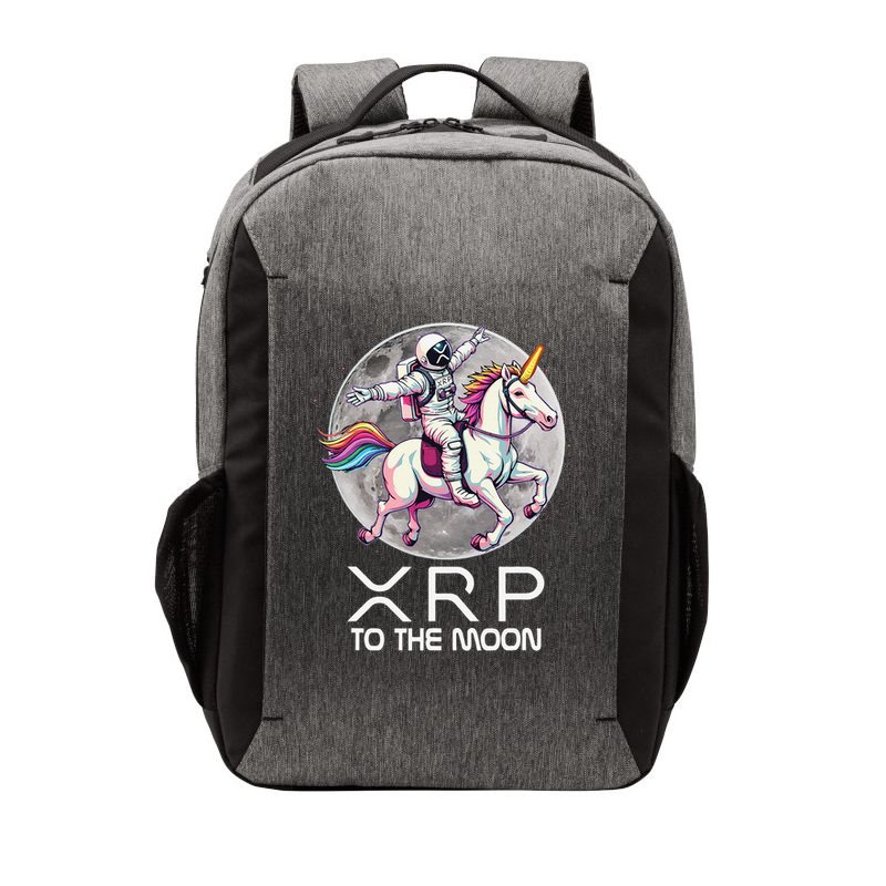 Funny XRP Unicorn Astronaut Crypto Boyfriend Girlfriend Gift Vector Backpack