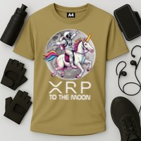 Funny XRP Unicorn Astronaut Crypto Boyfriend Girlfriend Gift Performance Shirt