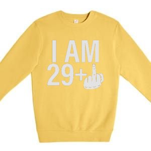 Forever Young 29+ Fun Premium Crewneck Sweatshirt