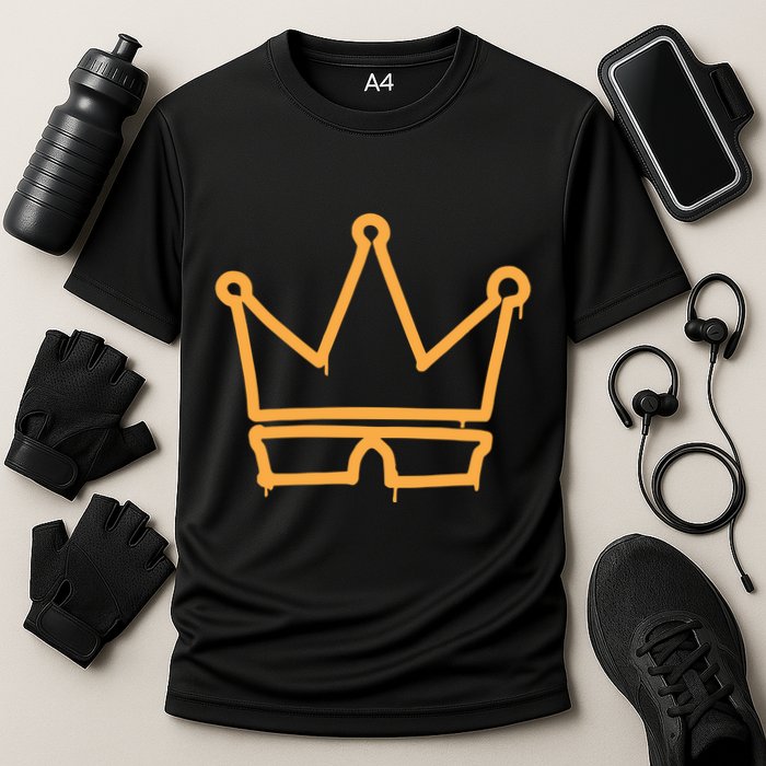 Framerate Year 9 Graffiti Crown Cooling Performance Crew T-Shirt
