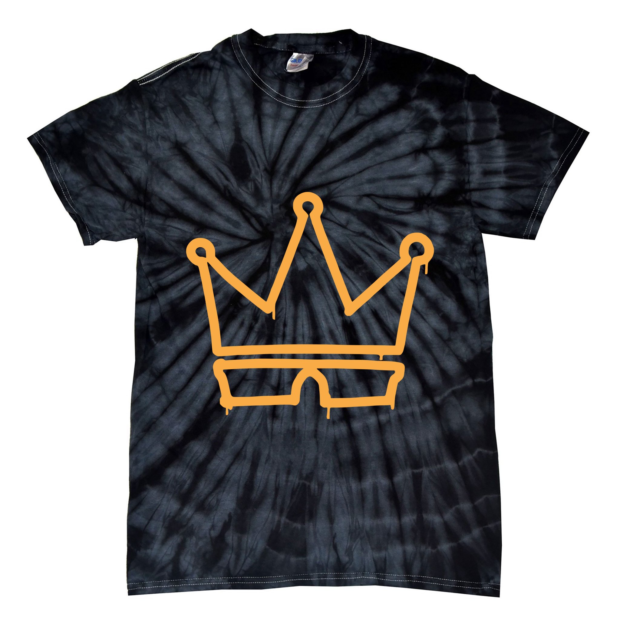 Framerate Year 9 Graffiti Crown Tie-Dye T-Shirt