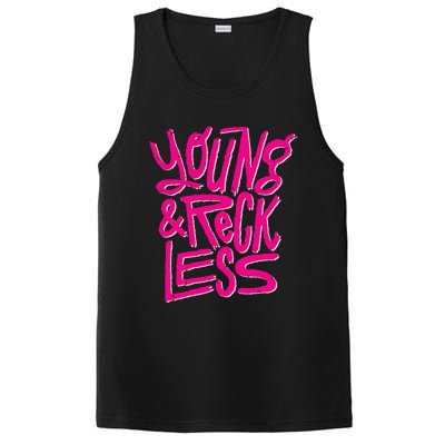 Funny Young And Reckless PosiCharge Competitor Tank