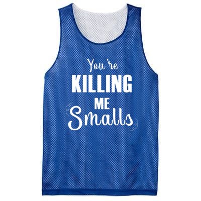 Funny You Are Killing Me Smalls Baseball Fans Gift Mesh Reversible Basketball Jersey Tank