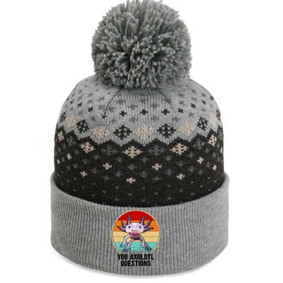 Funny You Axolotl Questions The Baniff Cuffed Pom Beanie