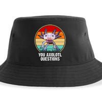 Funny You Axolotl Questions Sustainable Bucket Hat