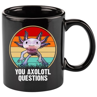 Funny You Axolotl Questions 11oz C Handle Ceramic Mug