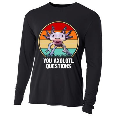 Funny You Axolotl Questions Cooling Performance Long Sleeve Crew