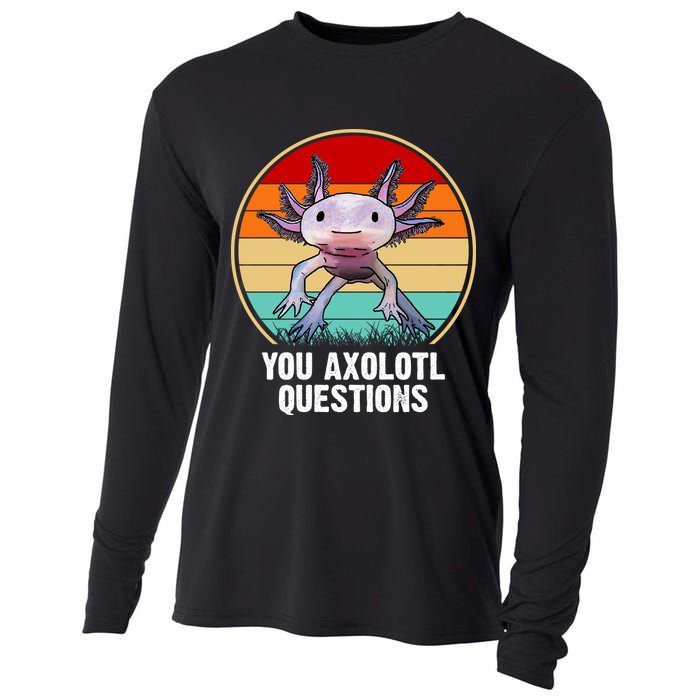 Funny You Axolotl Questions Cooling Performance Long Sleeve Crew